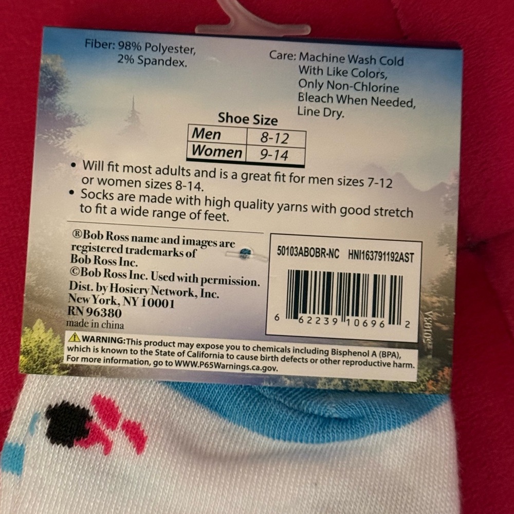 🎨NWT BOB ROSS SOCKS🎨 - Picture 4 of 4